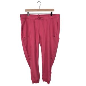 NEW Mandala Women's Jogger Scrub Pants Size XL Jaipur Pink Equa-Tek Nursing